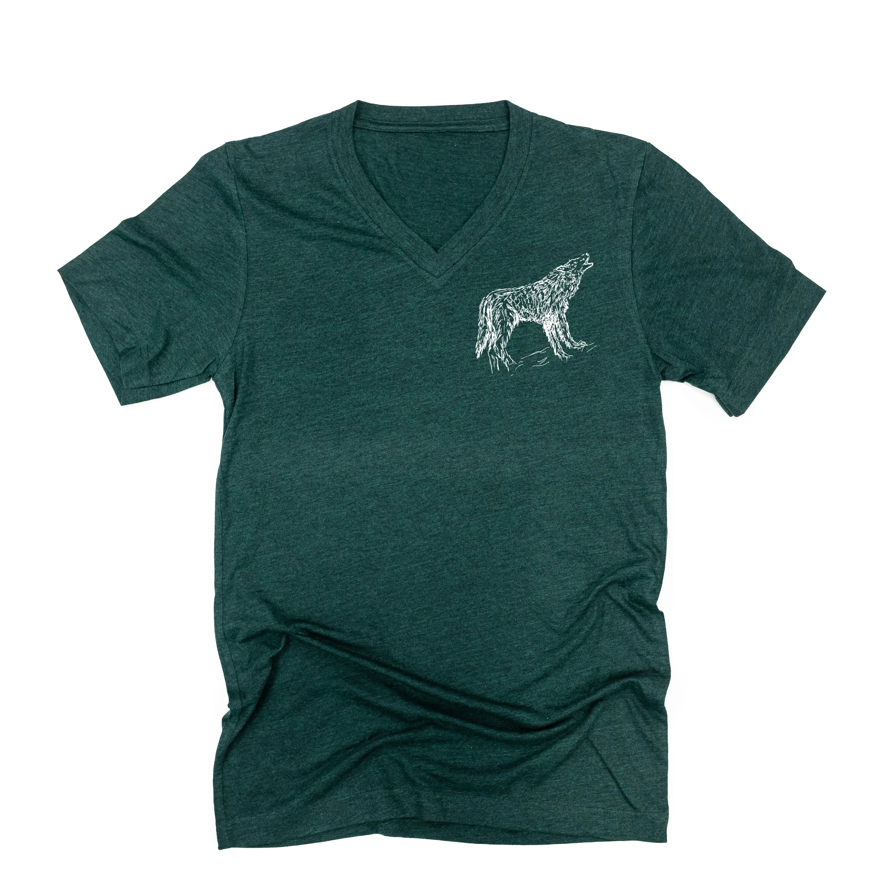 WOLF - HAND DRAWN - Unisex Tee